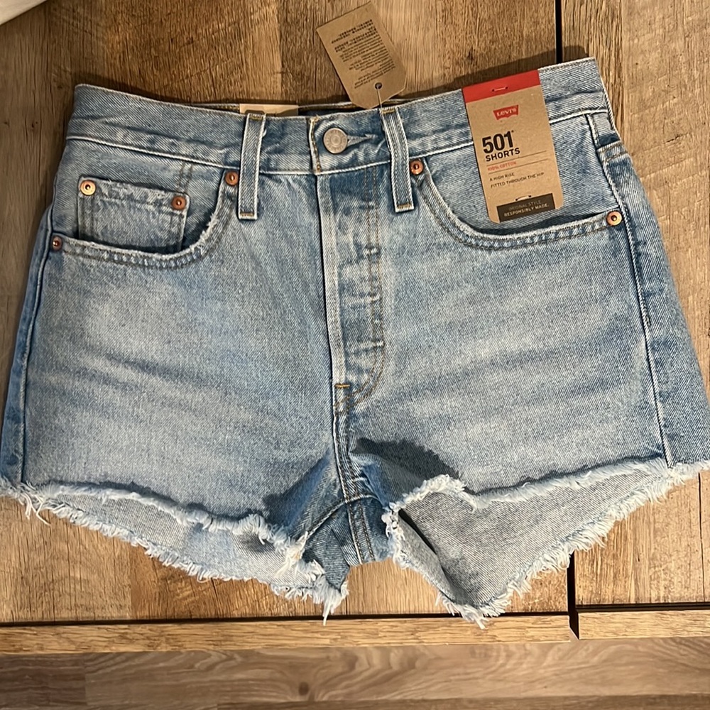 Levi’s 501 Original Denim Shorts - Picture 5 of 6